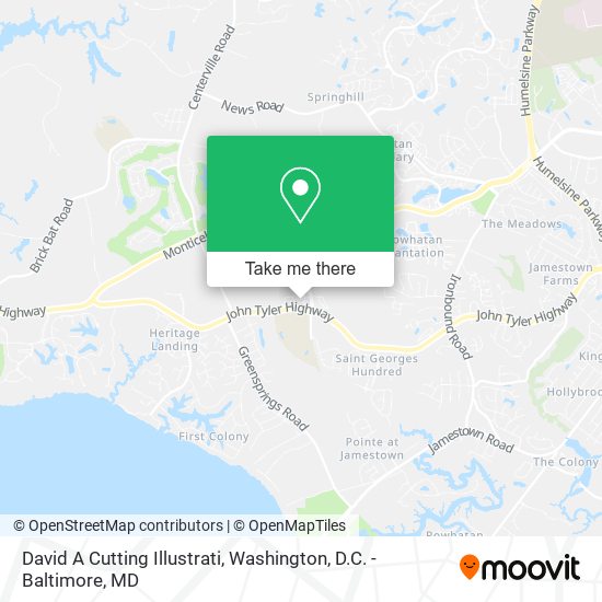 David A Cutting Illustrati map