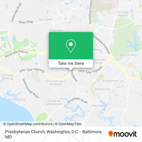 Mapa de Presbyterian Church