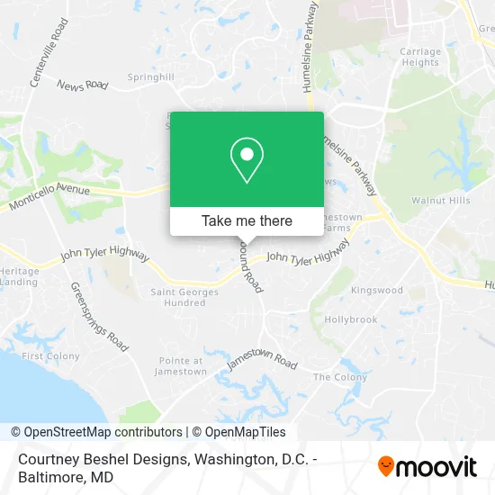 Courtney Beshel Designs map