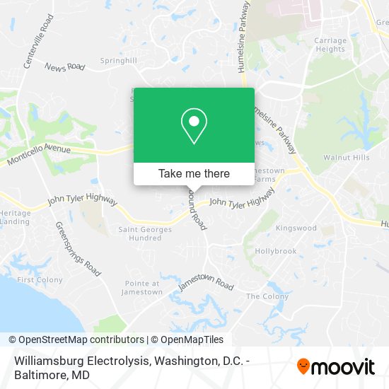 Williamsburg Electrolysis map