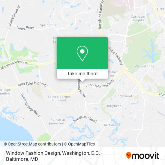 Mapa de Window Fashion Design