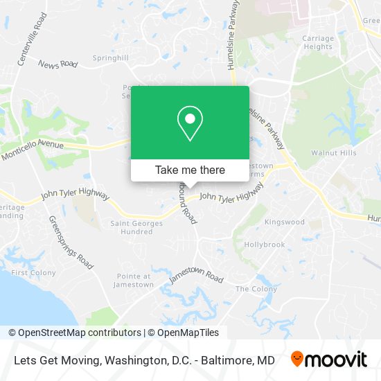 Mapa de Lets Get Moving