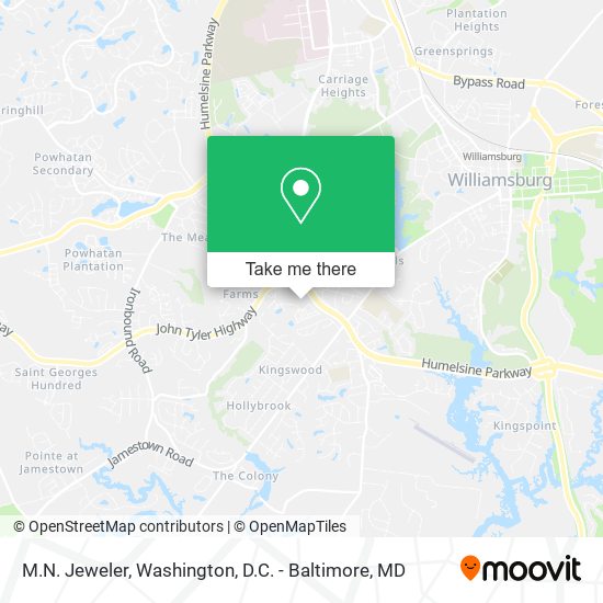 M.N. Jeweler map