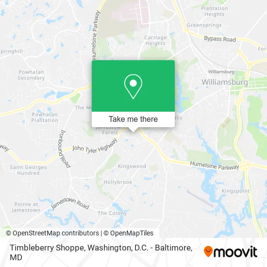 Timbleberry Shoppe map