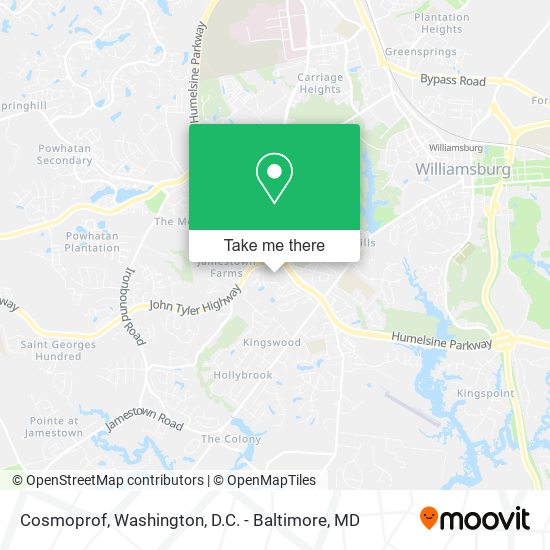 Cosmoprof map