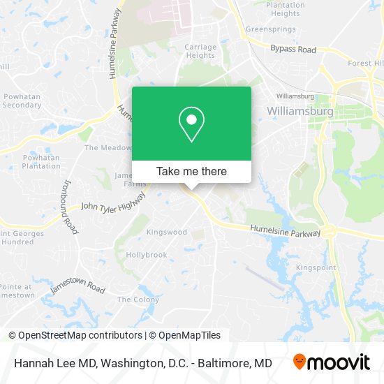 Hannah Lee MD map
