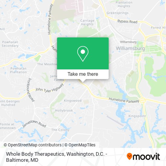 Whole Body Therapeutics map