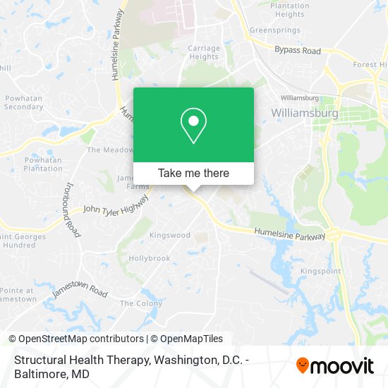 Structural Health Therapy map