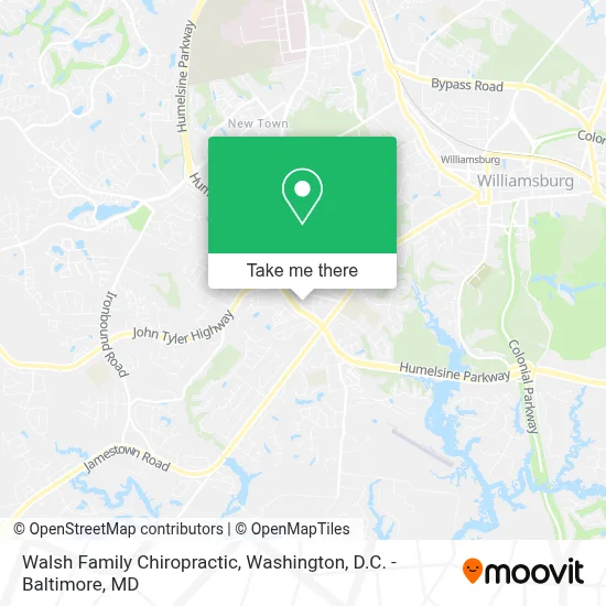 Walsh Family Chiropractic map