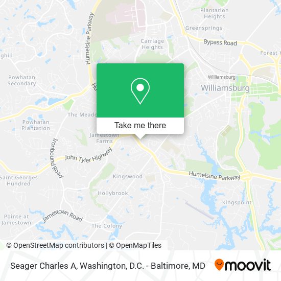 Seager Charles A map