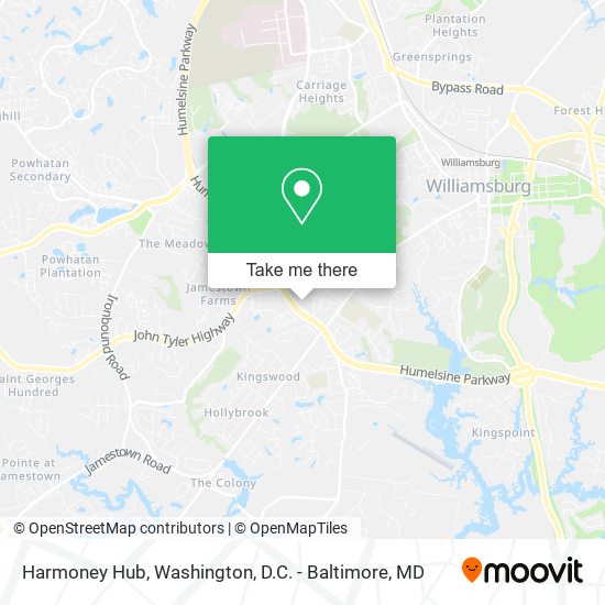 Harmoney Hub map