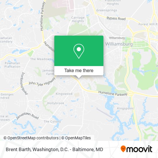 Mapa de Brent Barth