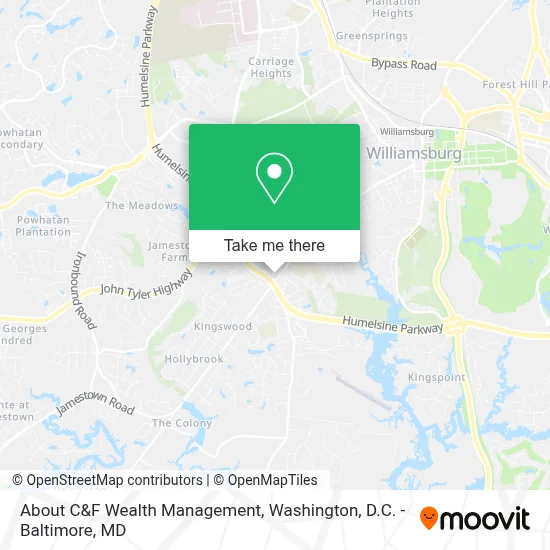 About C&F Wealth Management map