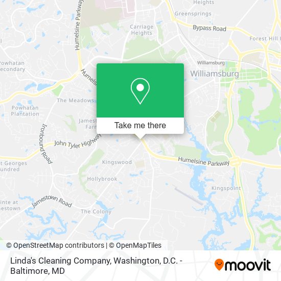 Mapa de Linda's Cleaning Company