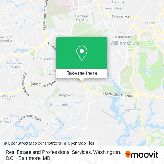 Mapa de Real Estate and Professional Services