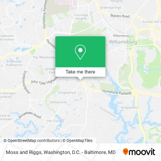 Moss and Riggs map