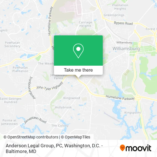 Anderson Legal Group, PC map