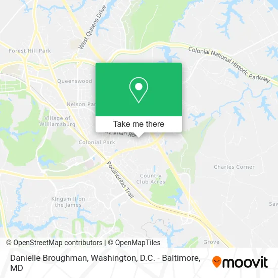 Danielle Broughman map