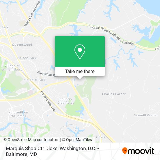Mapa de Marquis Shop Ctr Dicks