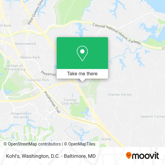 Kohl's map