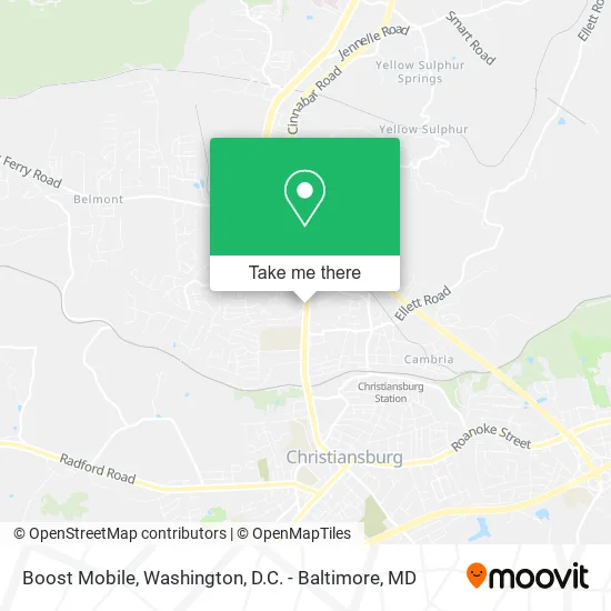 Boost Mobile map