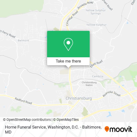 Mapa de Horne Funeral Service