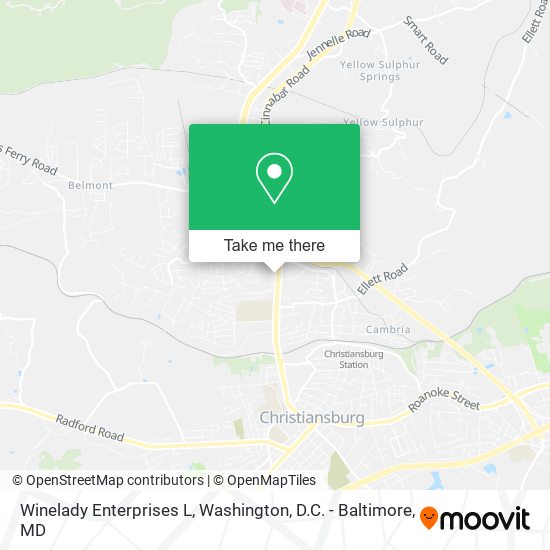 Winelady Enterprises L map