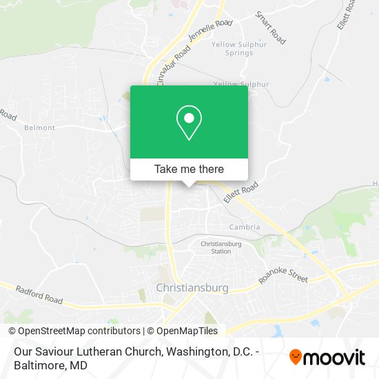 Our Saviour Lutheran Church map