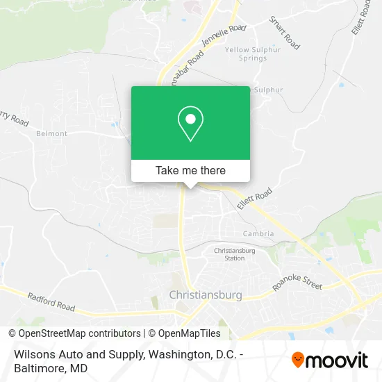 Wilsons Auto and Supply map