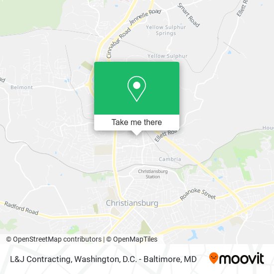 L&J Contracting map
