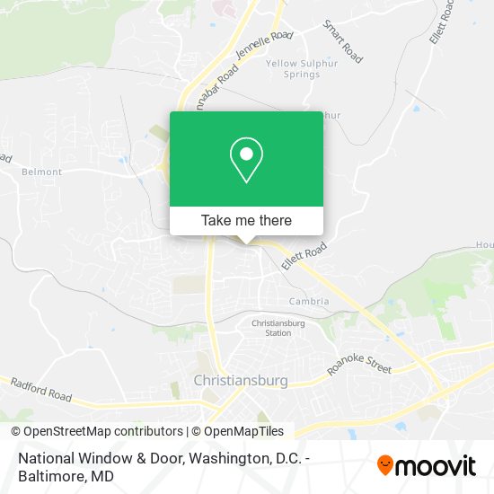 National Window & Door map