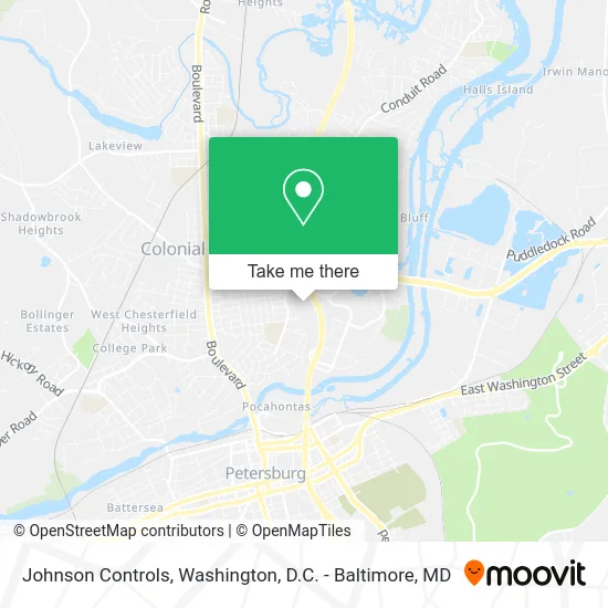 Johnson Controls map