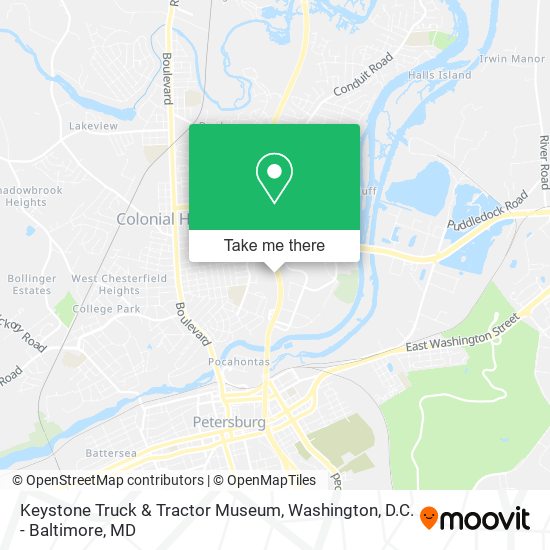 Mapa de Keystone Truck & Tractor Museum