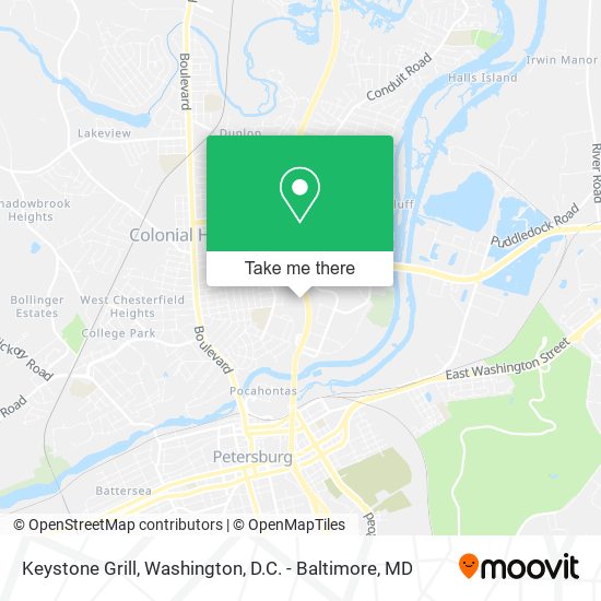 Keystone Grill map