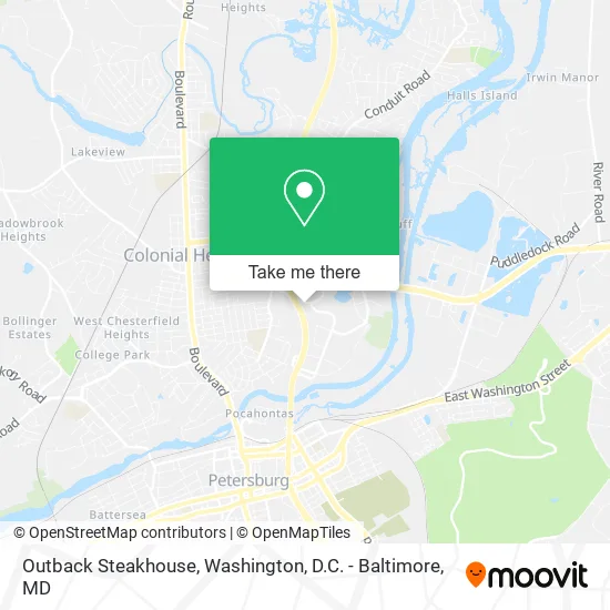 Outback Steakhouse map