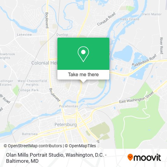 Mapa de Olan Mills Portrait Studio