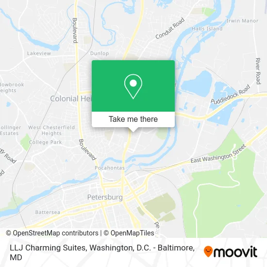 LLJ Charming Suites map