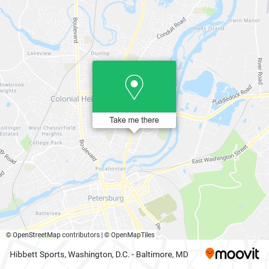 Mapa de Hibbett Sports