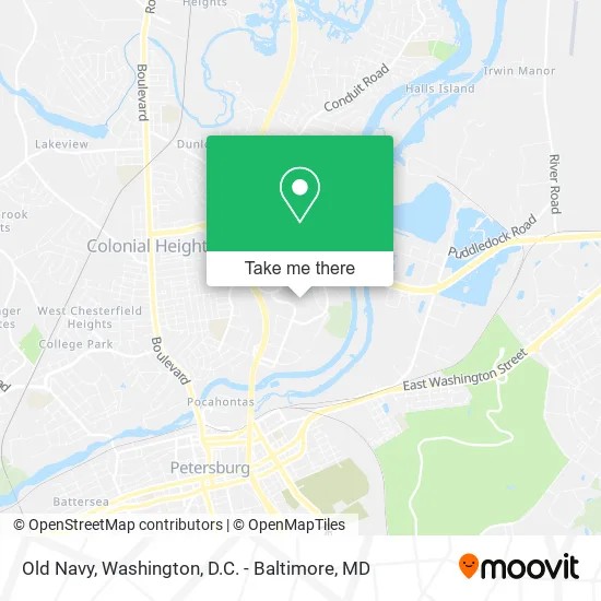 Old Navy map