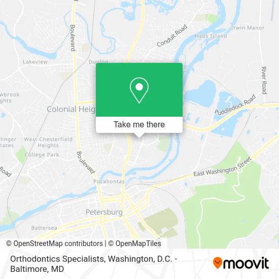 Orthodontics Specialists map