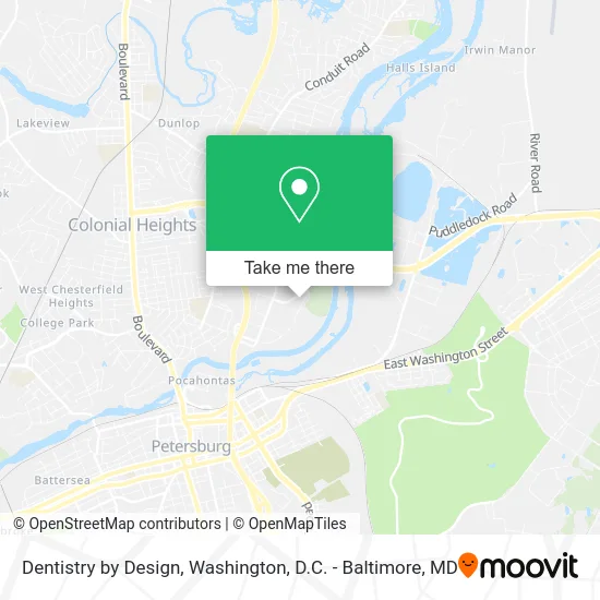 Dentistry by Design map