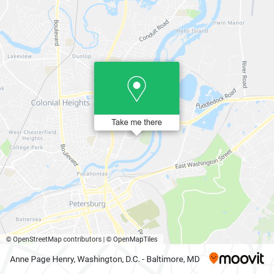 Anne Page Henry map