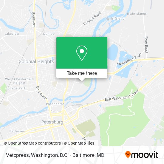 Vetxpress map