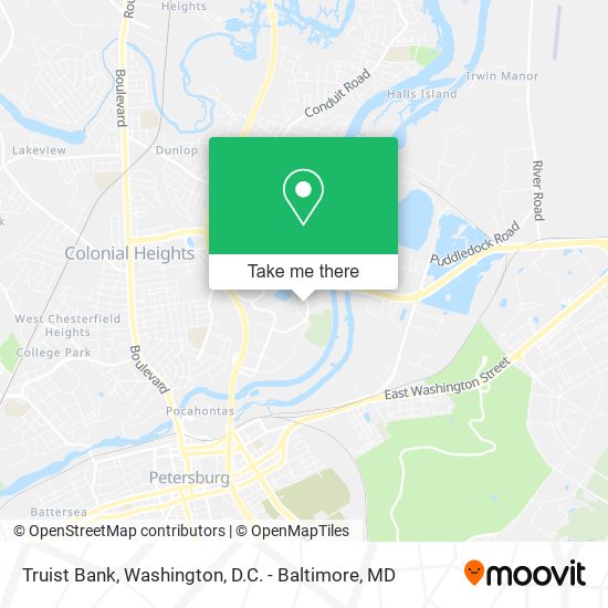 Truist Bank map