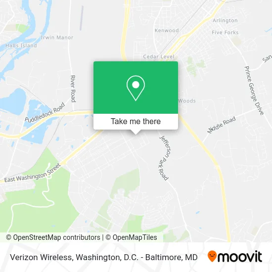Verizon Wireless map