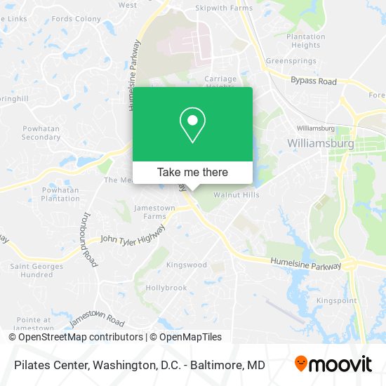 Pilates Center map
