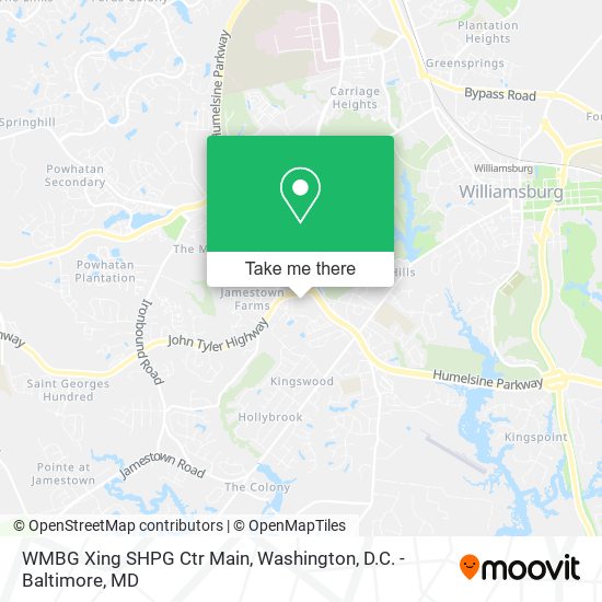 Mapa de WMBG Xing SHPG Ctr Main