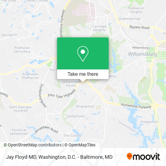 Jay Floyd MD map