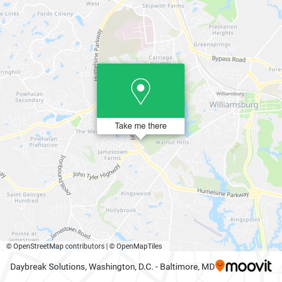 Daybreak Solutions map
