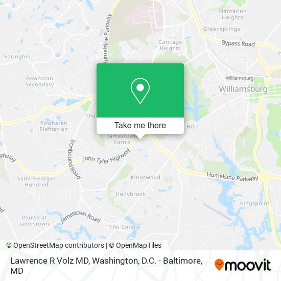 Lawrence R Volz MD map